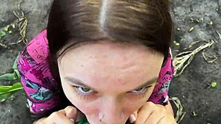 stepsister nervous cornfield ride stepbro big cock relief