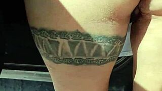 Puta mexicana flashes ass publicly and gets groped hard!