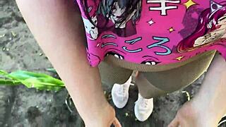 stepsister nervous cornfield ride stepbro big cock relief