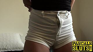 black haired bimbo submits to domination with big cock toys and hardcore fetish