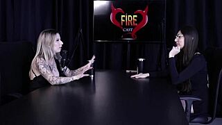 i love my job as receptionist, secret pandemic accounts, i masturbate nightly and clients never complain - melina khalifa in sheer red