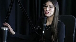 i love my job as receptionist, secret pandemic accounts, i masturbate nightly and clients never complain - melina khalifa in sheer red