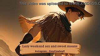 Man, that tender moaning with his muscular body feels so good!