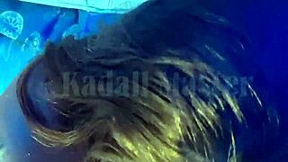 redhead rubs her cute feet on my cock before slurping it all up