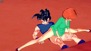 Lois Griffin rides Goku's cock in this wild hentai hookup