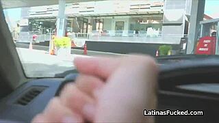 Busty Latina Amateur No Bra Takes Rough Monster Cock Titty Fuck