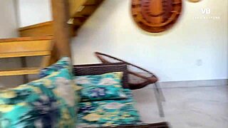 el amigo de mi marido secretly blasts cum all over my big athletic tits