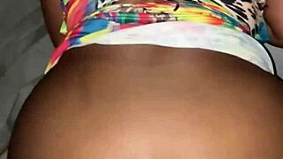 big booty ebony slut cheats with creamy backshots in bathroom party