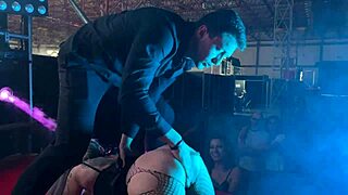 Big Tits Blonde Milf Fucks Hunk's Monster Cock Outdoors