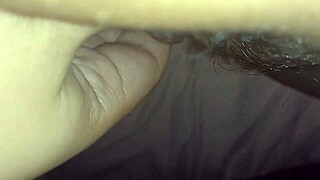 Chubby latina teases her wet big clit pussy closeup