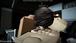 Cheerleader Begs For Rough Doggystyle Creampie