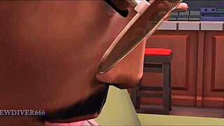 Thug Hooker Deepthroats Monster BBC for Rough Cumshot