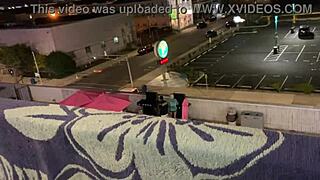 Wife's Hotel Blowjob Swallows Monster Cock Cum