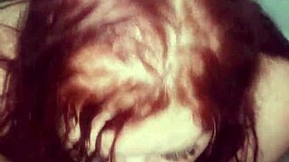 lucky nikki cakes deepthroats dick eats ass on stairs