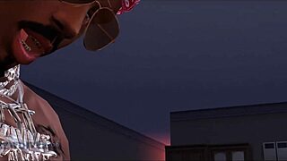 Thug Hooker Deepthroats Monster BBC for Rough Cumshot