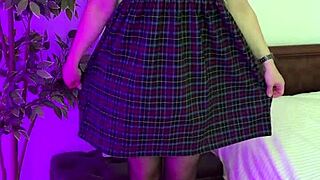 i love teasing in my new crotchless panties