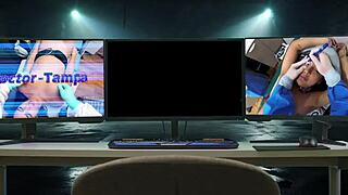 dr tampa checks mira monroe's shaved pussy in first gyno exam... 😱🔍