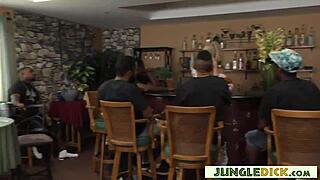 Alena Croft Legs Wide for Black Cock Gangbang