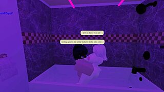 Mi conejita rebota su enorme culo en mi verga l roblox 1