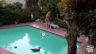 Cheating Hubby Pounds Busty Blonde Ass Outdoors