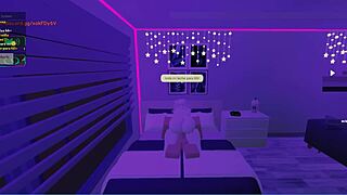 Mi conejita rebota su enorme culo en mi verga l roblox 1