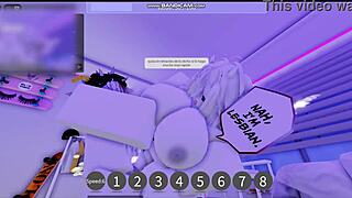 She begged me to fill her up with cum during roblox game play