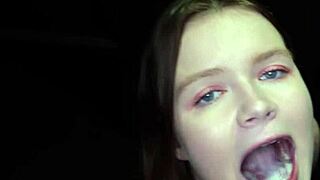 ava, does that fresh cum taste as good as it looks?