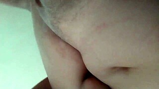 her pussy creams and swells from stranger's rough pounding