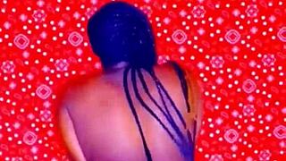 PETITE EBONY NYMPHO BEGS FOR BIG ASS FUCKING!!