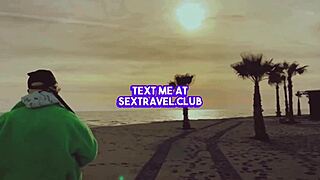 i fucked that tourist teen's ass with my huge dildo till she gaped!