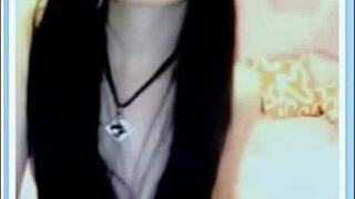 softcore asian amateur strips and teases her solo curves slowly