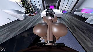 can this ebony thot's fat ass handle bbc stretching her wide open?