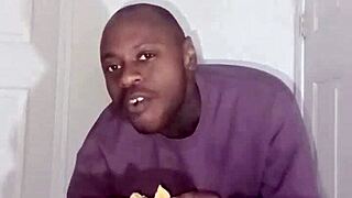 Stuffing snacks to fatten ass then check leftover cum join my joi feast