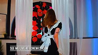 Can This Hot Maid Cum Harder?!