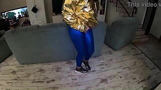 cameltoe tease spanking deepthroat rough doggy double cumshot