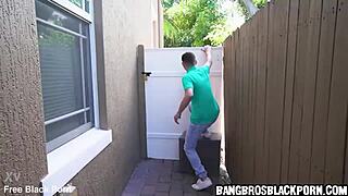 yo this horny dude pounds that huge ass black milf's big tits bounce wild 🍑🍑🔥