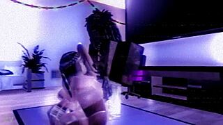 can this ebony thot's fat ass handle bbc stretching her wide open?