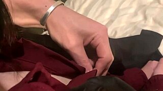 choking makes this 18yo college girl wet for rough sex