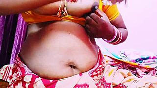 heart pounds watching grand stepdaughter ride grandfather in saree dirty talk cowgirl