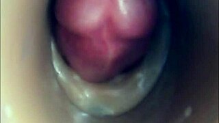 wife's pussy grips cock tight for huge internal pulsating cumshot creampie