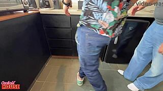 Corny Husband Hires Plumbers to Fill Wife's Pussy with Huge Cocks