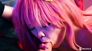 doesn't redhead rebecca nikson look slutty sucking cock before riding it hard and wet?