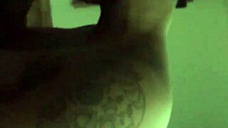 Nasty Nati stripper rips clothes off for sloppy head