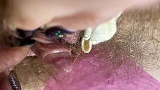 Watch my extreme big clit rub to squirting orgasm!