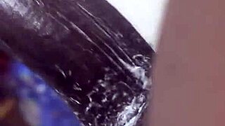 huge bbc guy creams oiled throat toy in dorm sneak