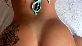 hey, check out this hot bikini babe's anal interview pov