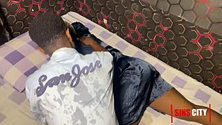 nigerian couple starts day with intense doggystyle pounding