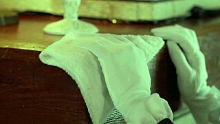 133cm maid cosplayer petite asian dildo play