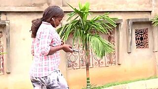 naughty cleaning lady angel pussy fucks boss in garage post-workout so hot!!