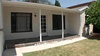 oh man paulina james milf cougar sucks two monster cocks deepthroat while fingering her shaved pussy in lingerie heels